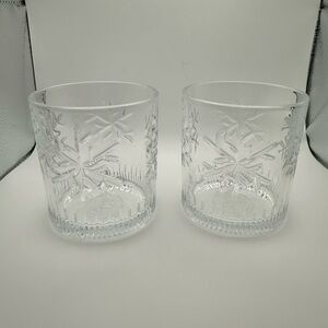 Snowflake Design Makers Mark SIV Whiskey Glasses